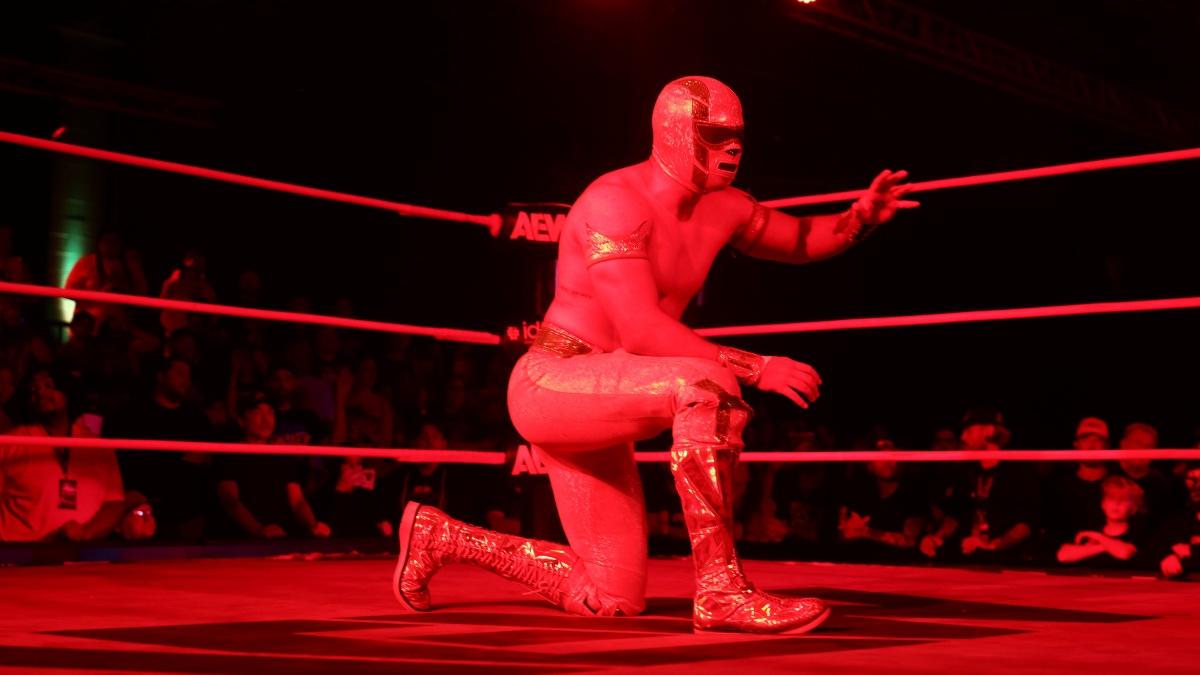 Hologram with red lighting