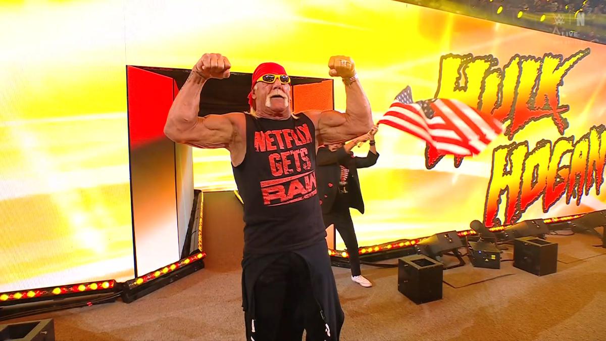 Hulk Hogan at WWE Raw Netflix premiere