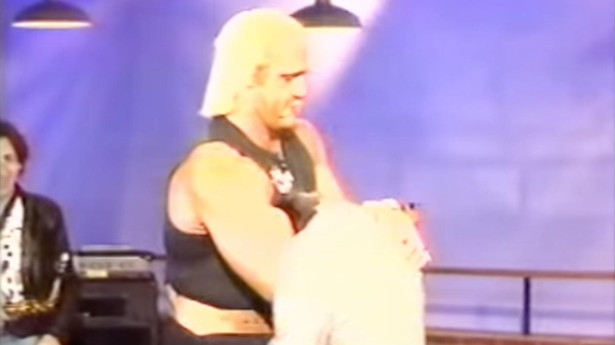 Hulk Hogan choking out Richard Belzer