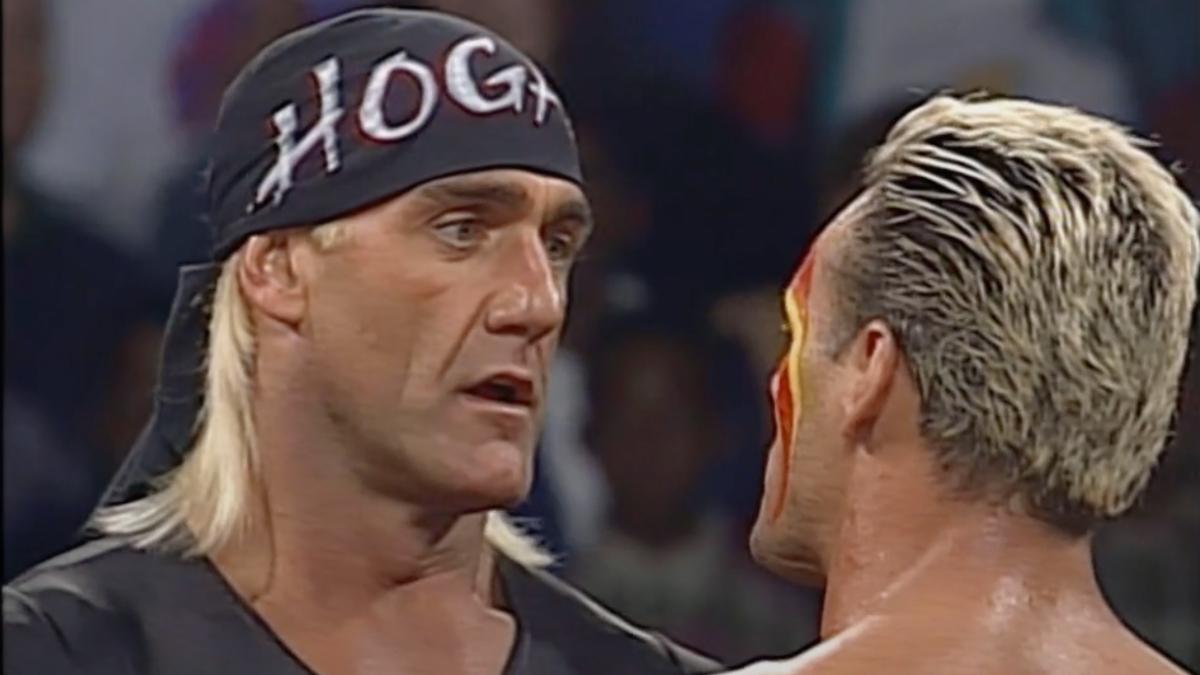 Hulk Hogan and Sting on November 20, 1995 episode of WCW Nitro