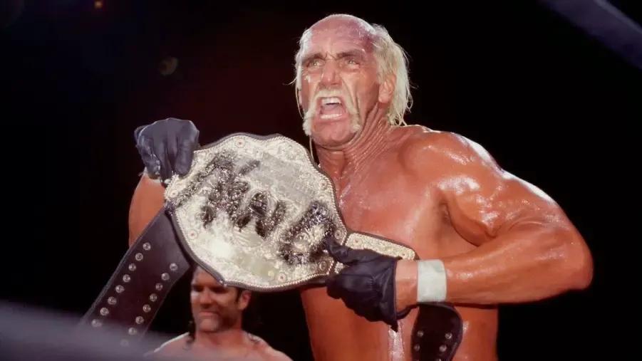 Hulk hogan 1996 wcw title win