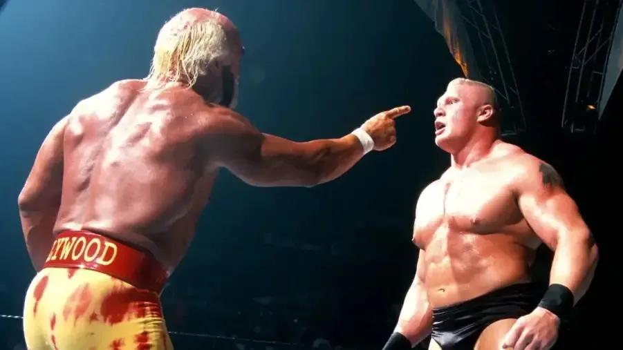 Hulk hogan brock lesnar august 2002