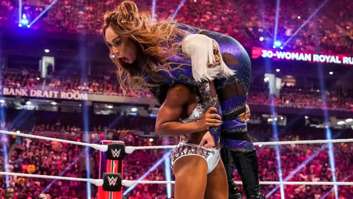 Jade Cargill - Nia Jax WWE Royal Rumble 2024.jpg