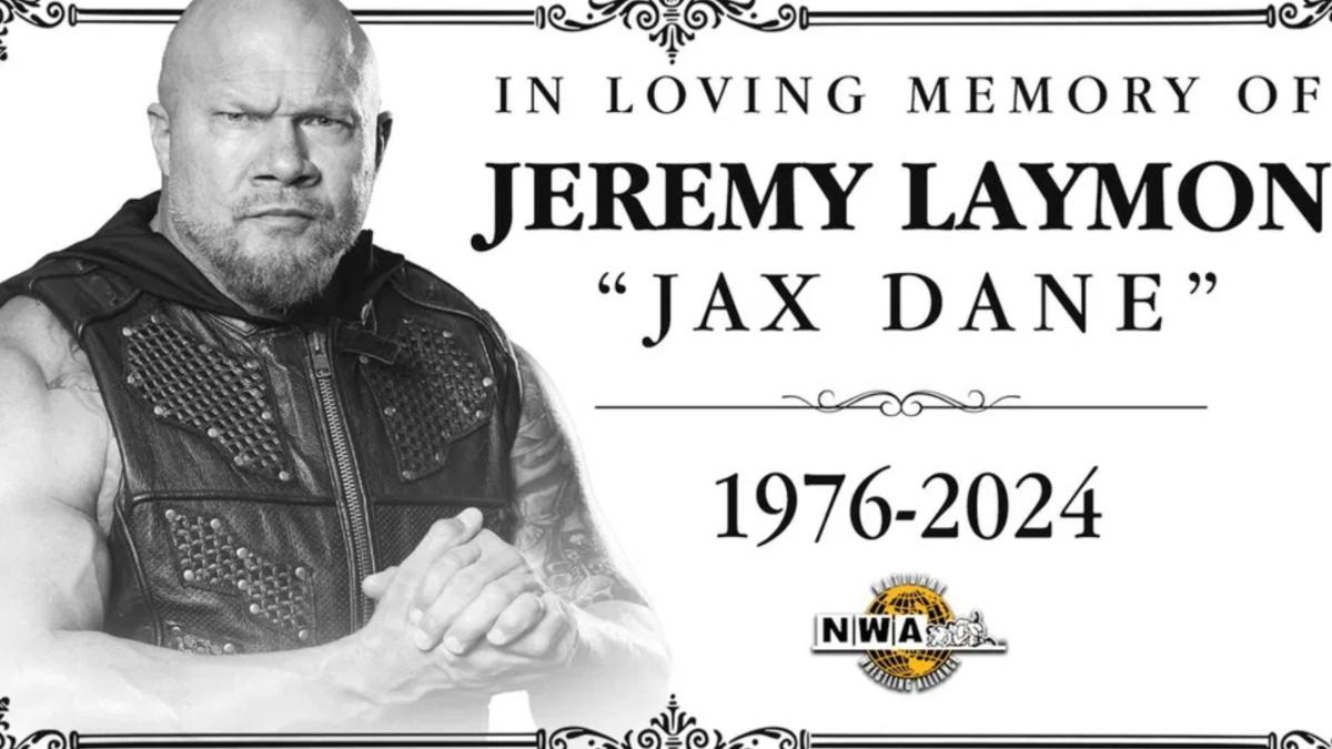 Tribute graphic for the death of Jax Dane 