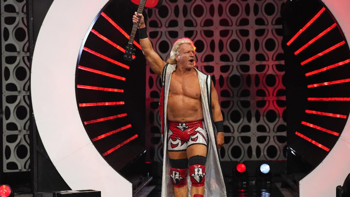 Jeff Jarrett making his entrance on AEW Dynamite in January 2025