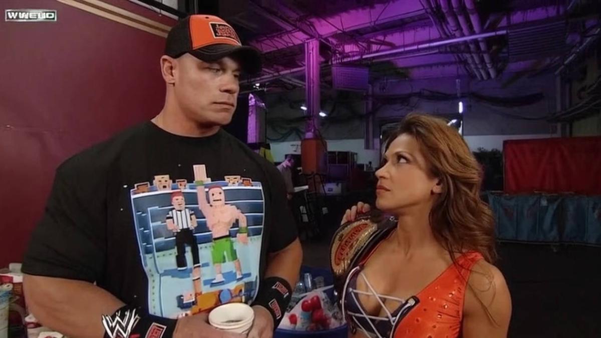 John Cena and Mickie James