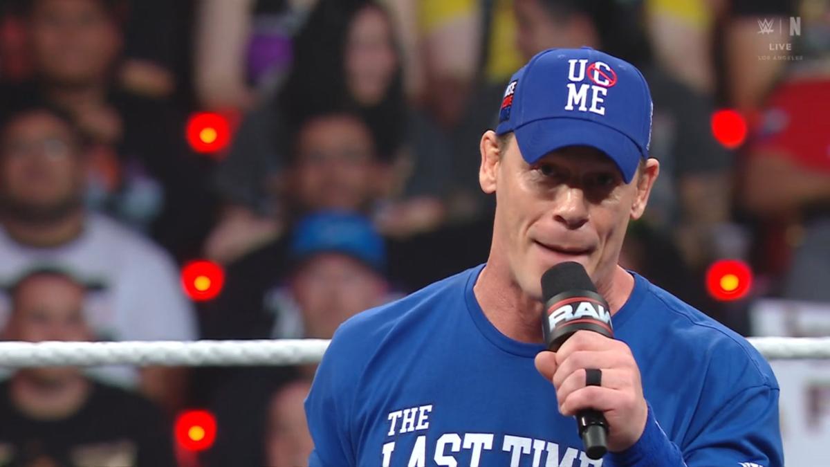 John Cena on WWE Raw Netflix premiere