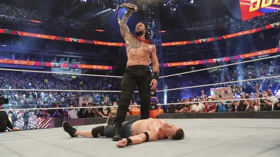 John Cena- Roman Reigns- WWE SummerSlam end 2021.jpg