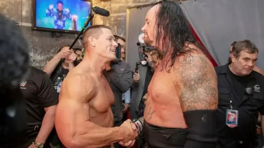 John Cena- Undertaker- WWE WrestleMania 34.jpg