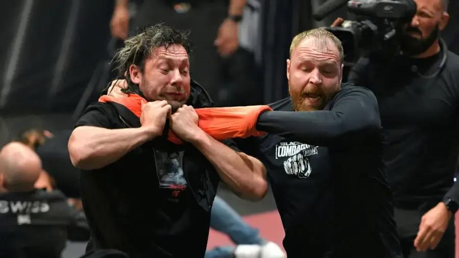 Jon Moxley Kenny Omega Brawl 2023.jpg