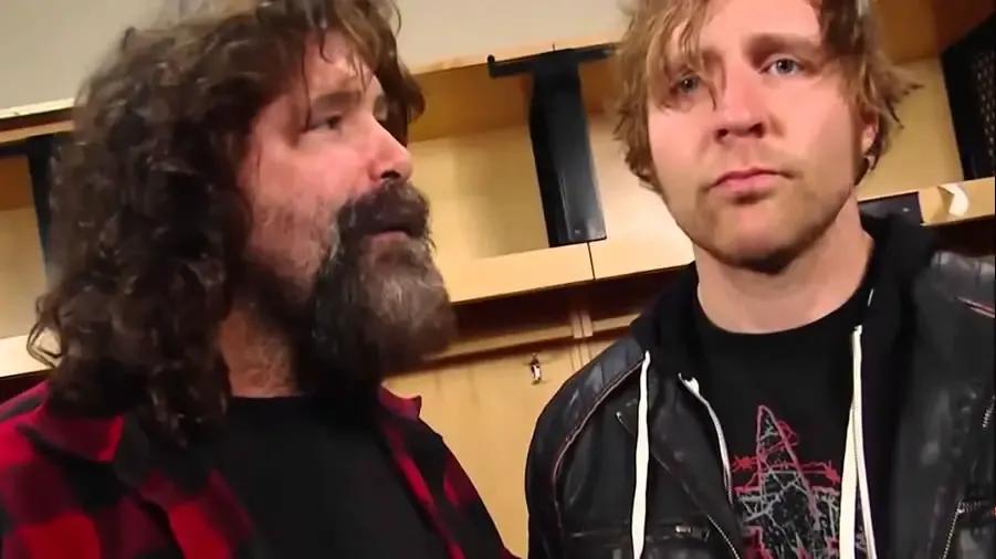 Jon moxley dean ambrose mick foley