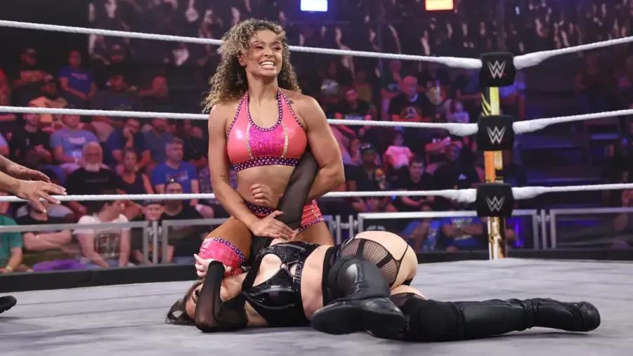 Kelani Jordan NXT TV debut.jpg