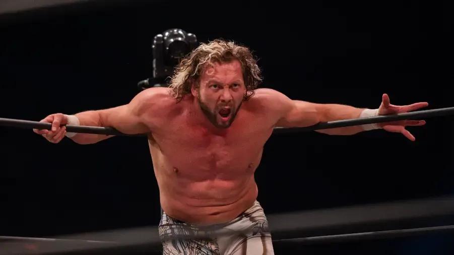 Kenny Omega February 2023 in corner.jpg