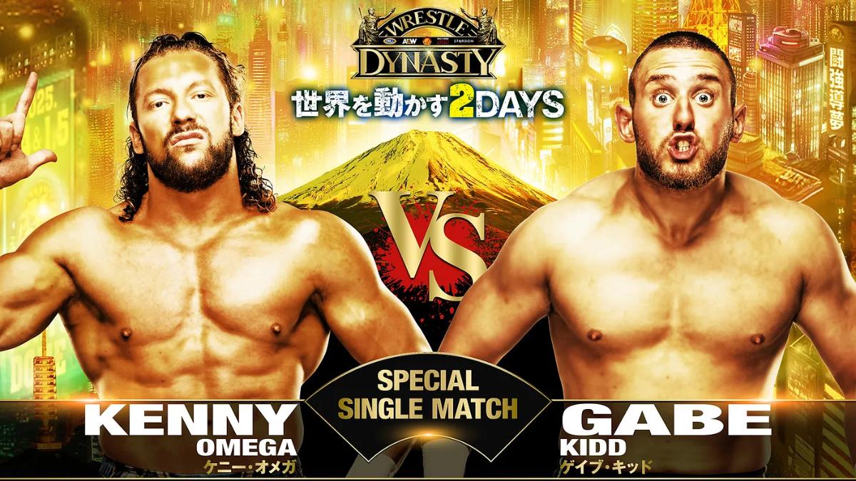 Graphic for Kenny Omega vs. Gabe Kidd at Wrestle Dynasty 2025