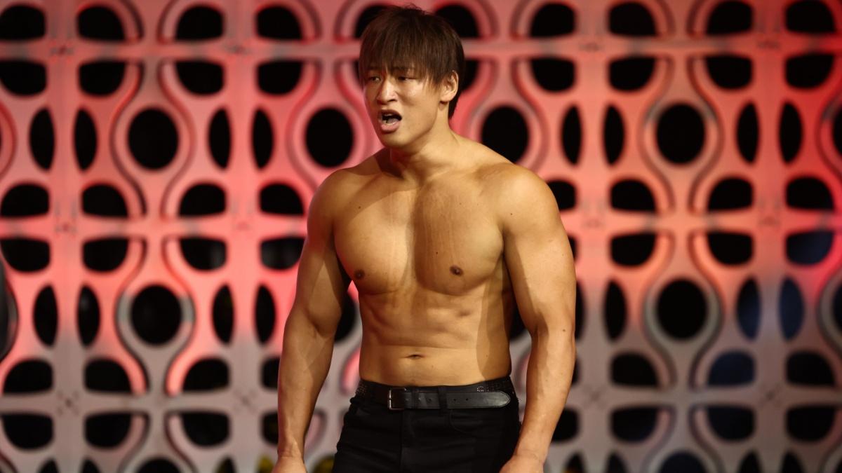 Kota Ibushi making his return entrance in AEW