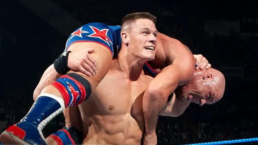 Kurt angle john cena no way out 2005