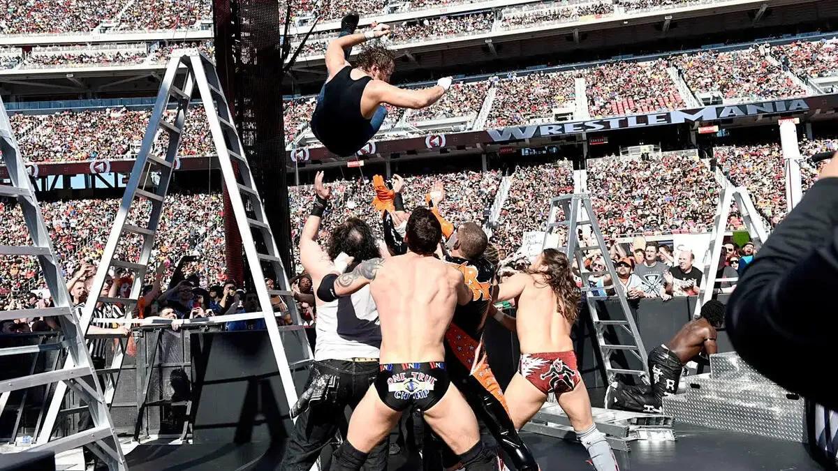 Ladder match wrestlemania 31