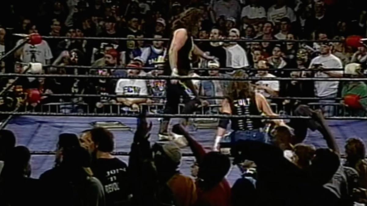 Last show of ECW Hardcore TV before the ECW Arena fire as Cactus Jack and Raven attack Tommy Dreamer