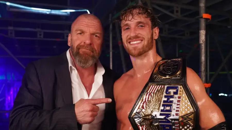 Logan Paul Crown Jewel 2023 Triple H point.jpg