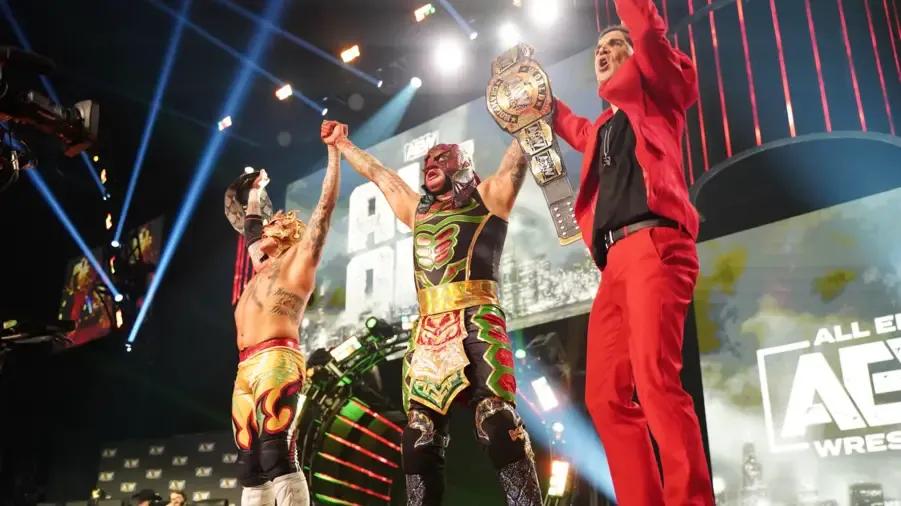 Lucha Brothers Title Win All Out 2021.jpg