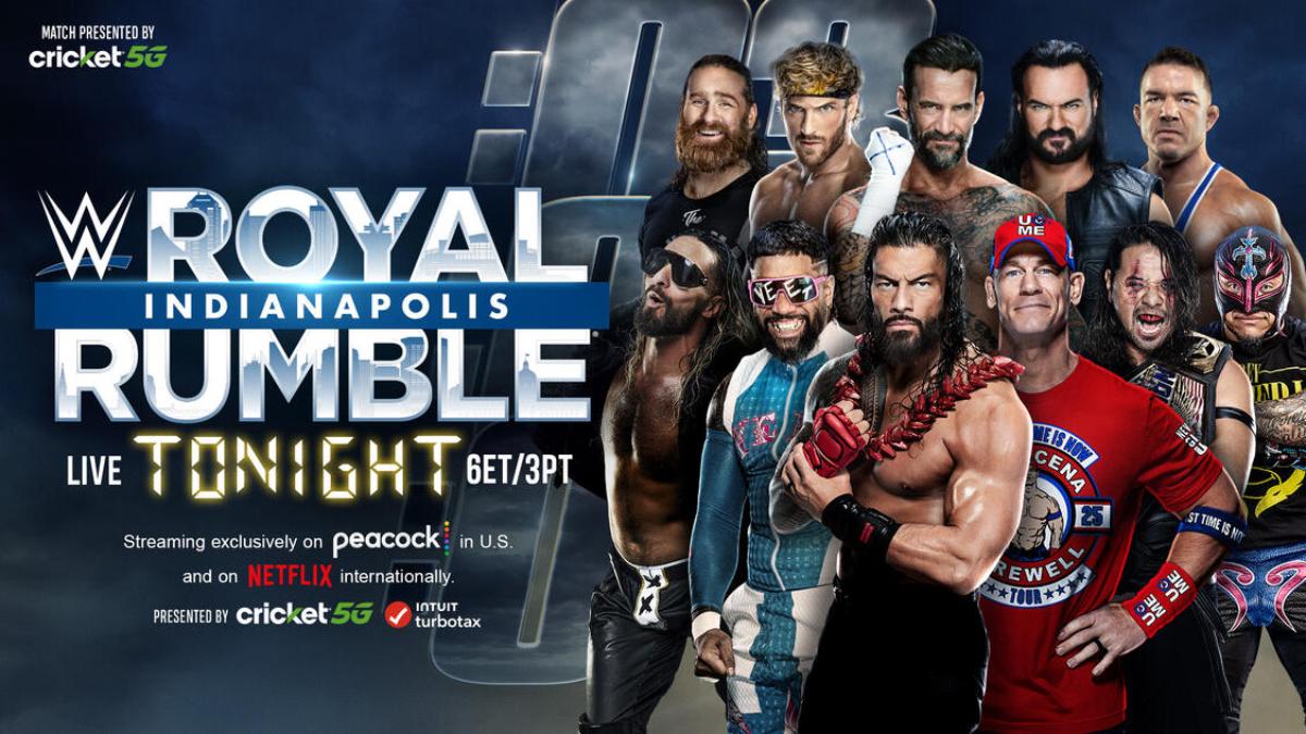 Graphic for 2025 Men's Royal Rumble Match