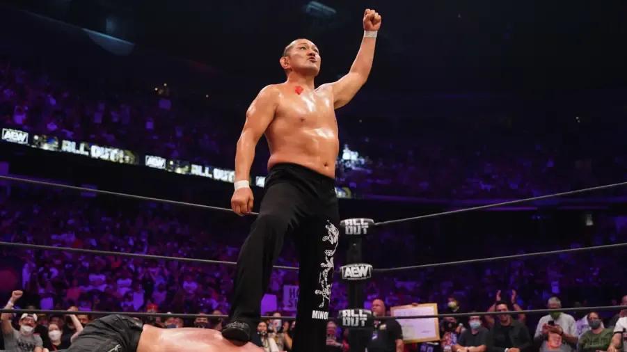 Minoru Suzuki AEW All Out 2021.png