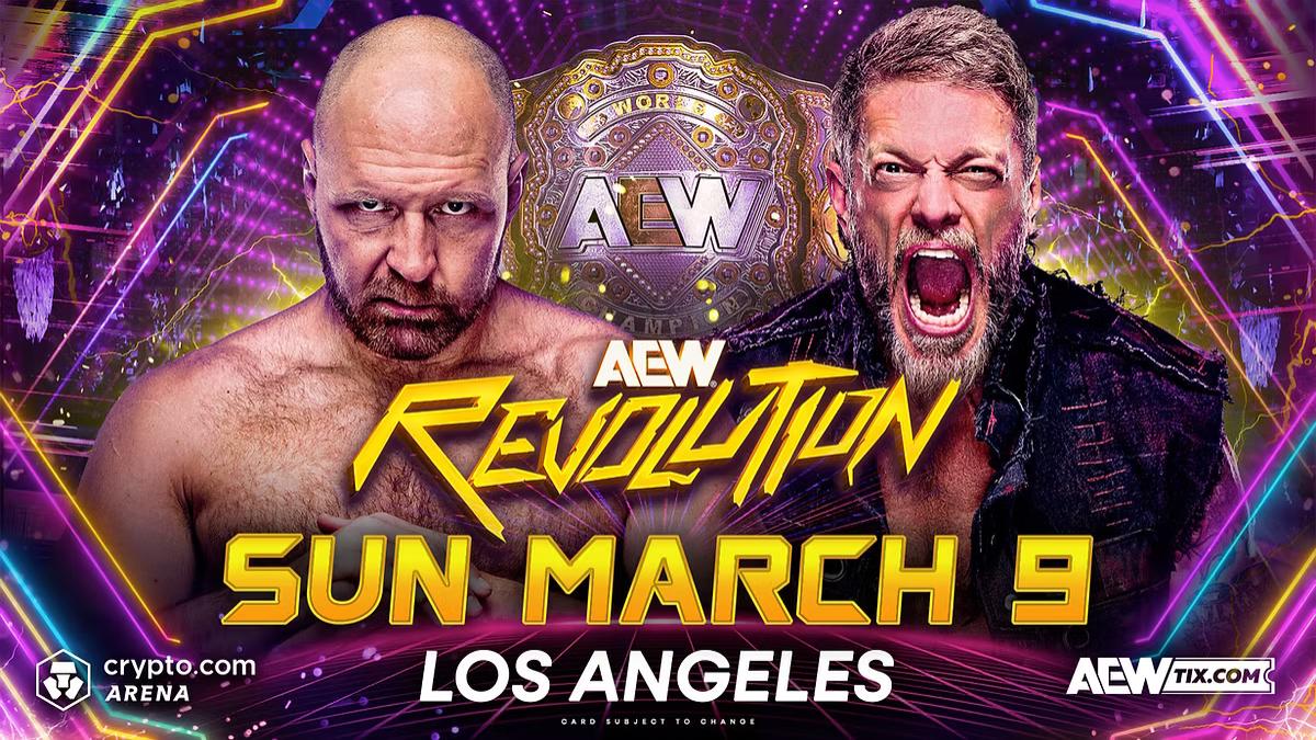 Graphic for Jon Moxley vs. Cope at AEW Revolution 2025