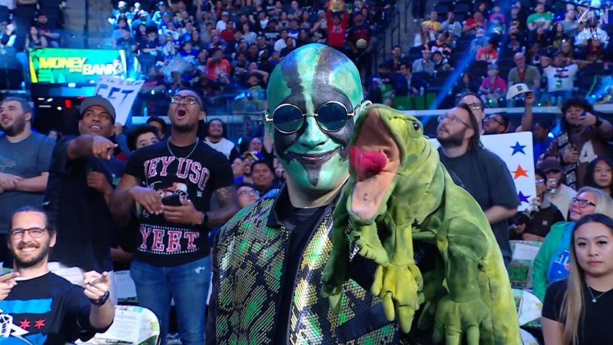 Mr. Iguana at WWE Money In The Bank