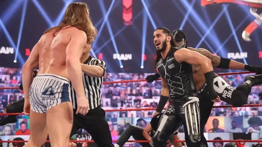 Mustafa Ali vs. Riddle on Monday Night Raw- March 2021.jpg