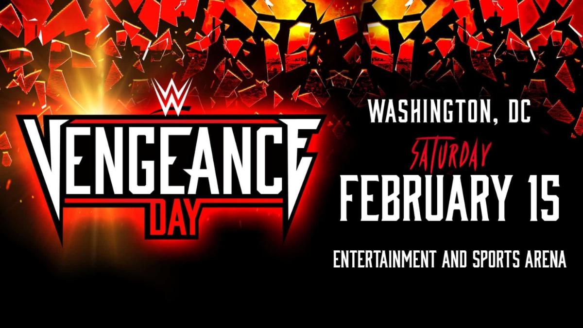 Promotional poster for NXT Vengeance Day 2025 