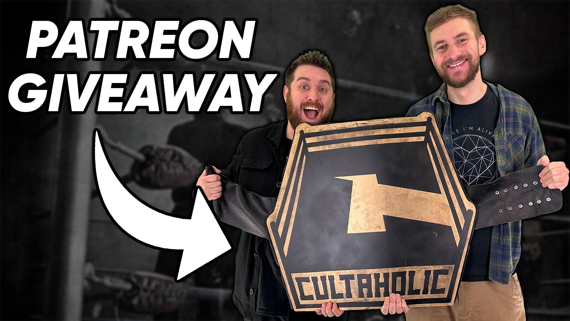 Cultaholic Patreon Giveaway Graphic