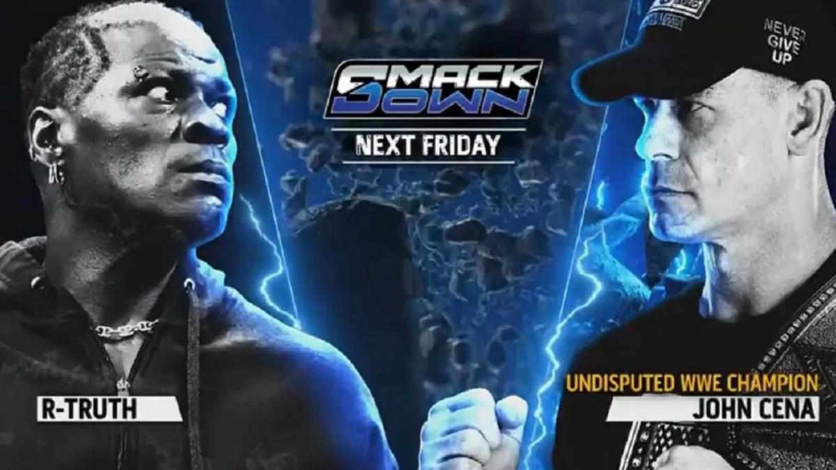match graphic for R-Truth vs John Cena