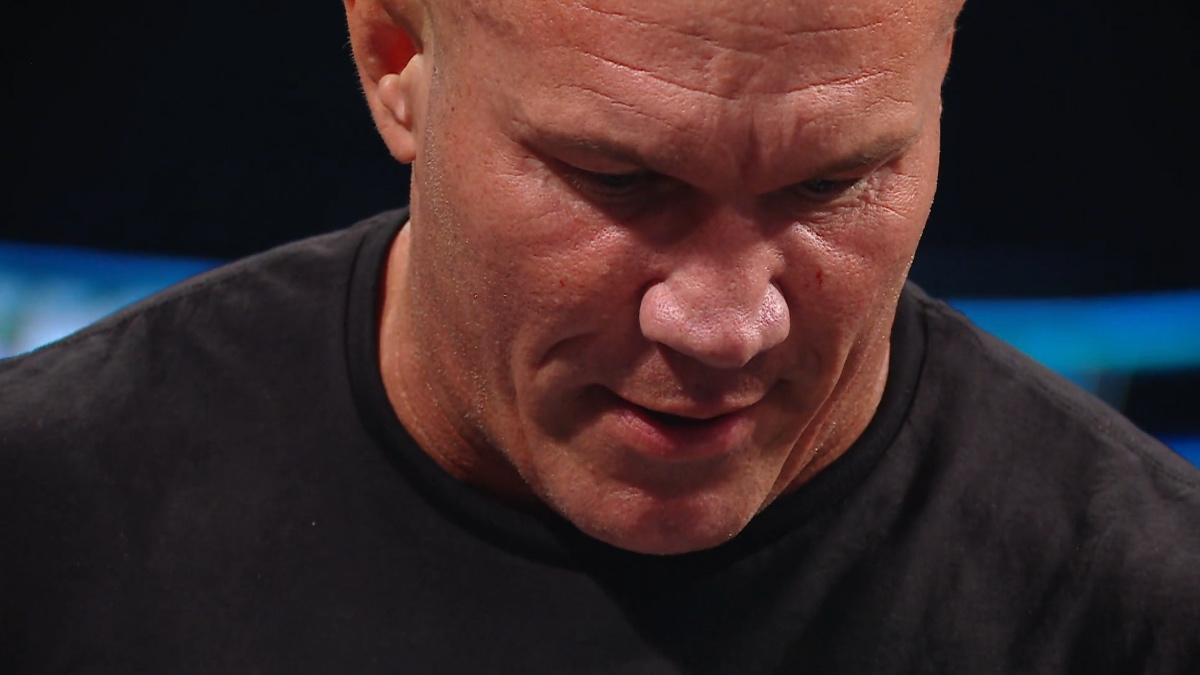 Randy Orton looking down 