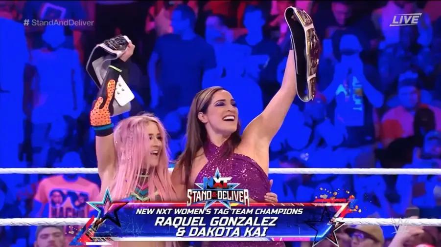 Raquel Gonzalez Dakota Kai nxt tag team title win.jpg