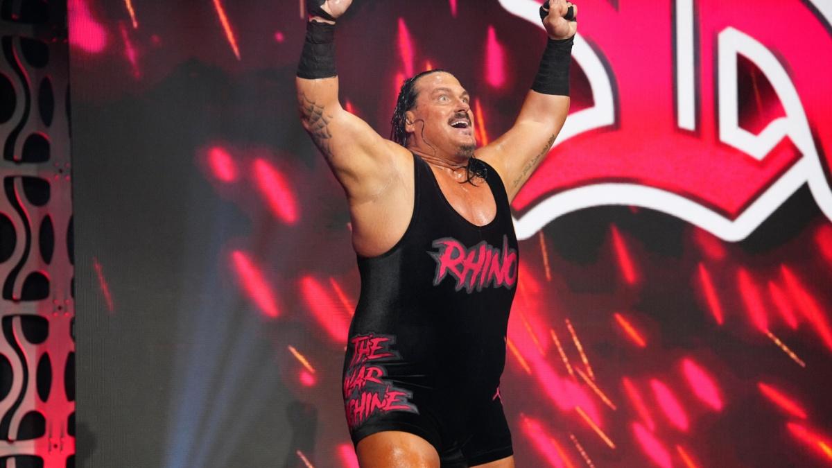 Rhino making his entrance in AEW