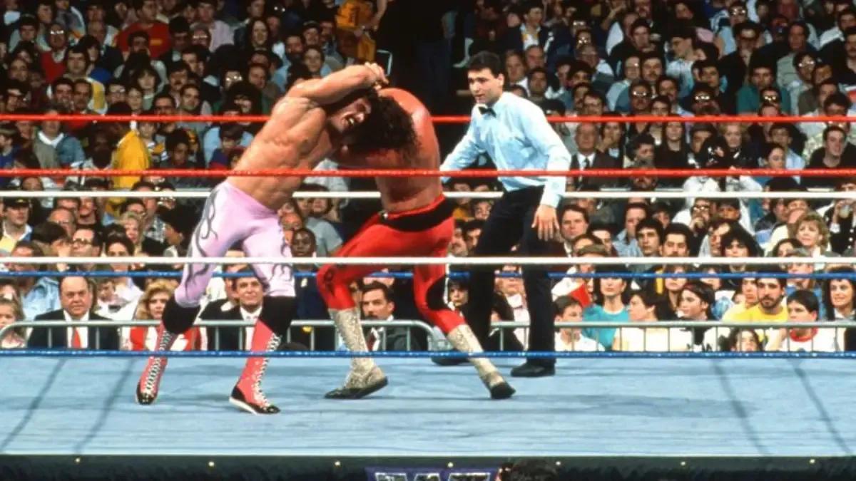 Rick rude jake roberts wrestlemania iv