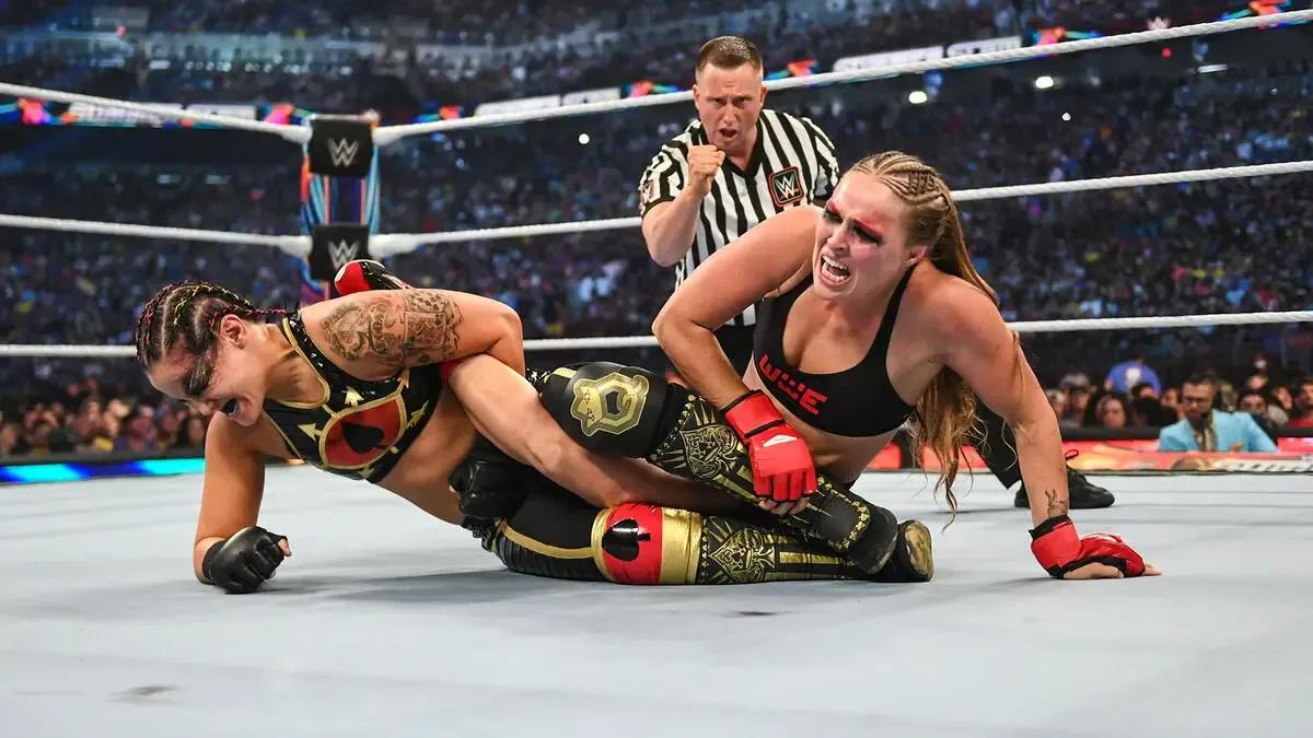 Ronda rousey shayna baszler grappling summerslam 2023