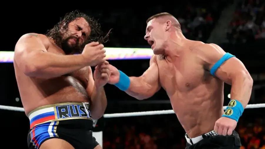 Rusev john cena fastlane 2015 1