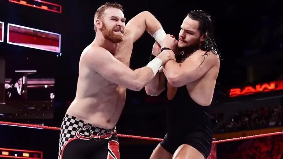 Sami Zayn v Bo Dallas- WWE Raw- November 2016.jpg