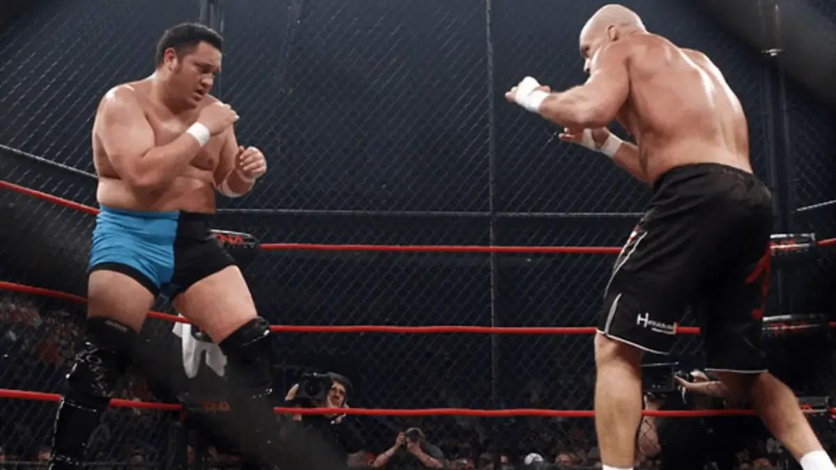 Samoa joe kurt angle lockdown 2008