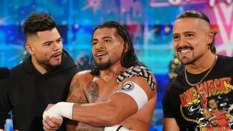 Santos Escobar- Angel Garza- Humberto Carrillo WWE SmackDown December 2023.jpg