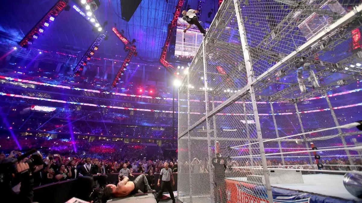 Shane mcmahon wrestlemania 32 jump