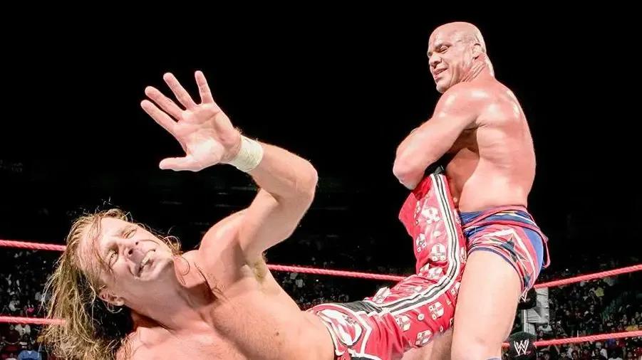 Shawn Michaels Kurt Angle Vengeance 2005.jpg