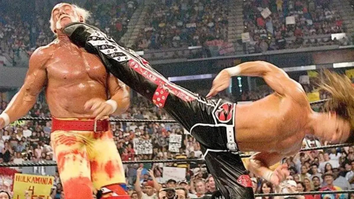 Shawn michaels sweet chin music turn hulk hogan 2005