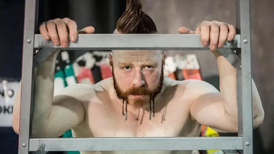 Sheamus Backstage Money in the Bank 2015.jpg