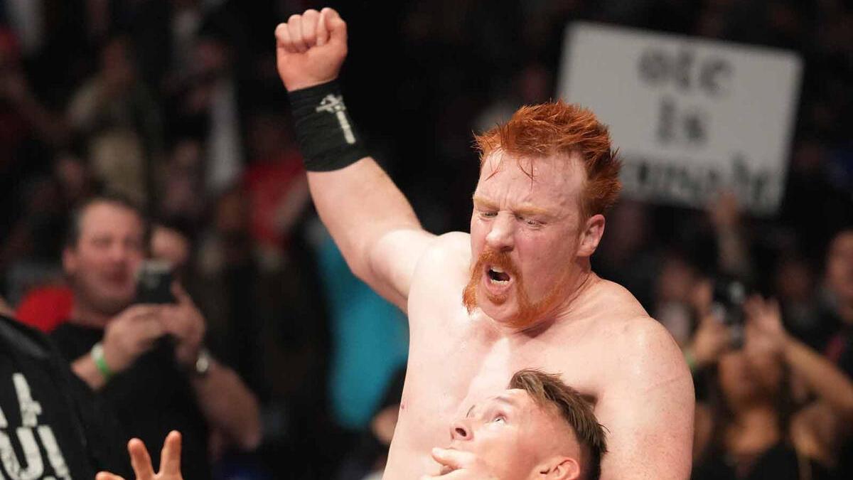 Sheamus hitting the 10 Beats of the Bodhran at WWE Survivor Series 2024