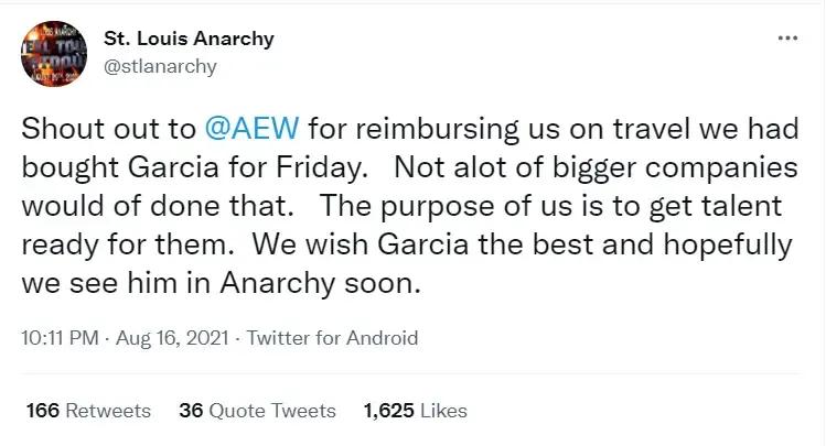 St louis anarchy tweet