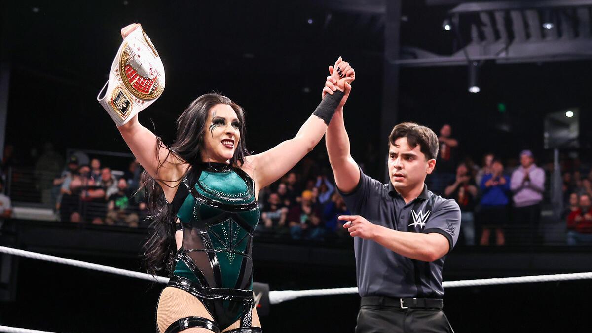 Stephanie Vaquer with the NXT Women's North American Title