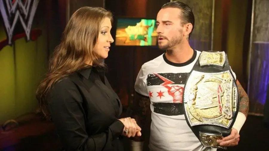 Stephanie mcmahon cm punk summerslam 2011