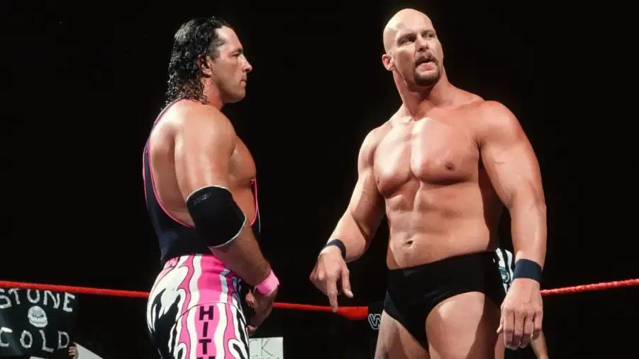 Steve Austin Bret Hart 1997.jpg